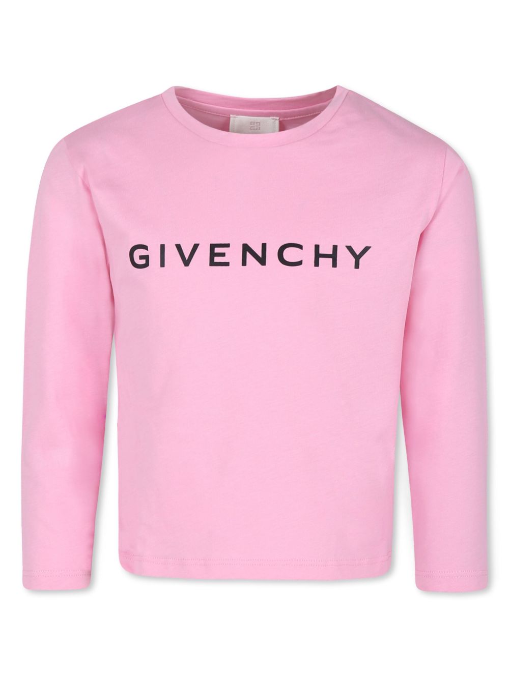 Givenchy Kids logo印花棉卫衣 - 粉色