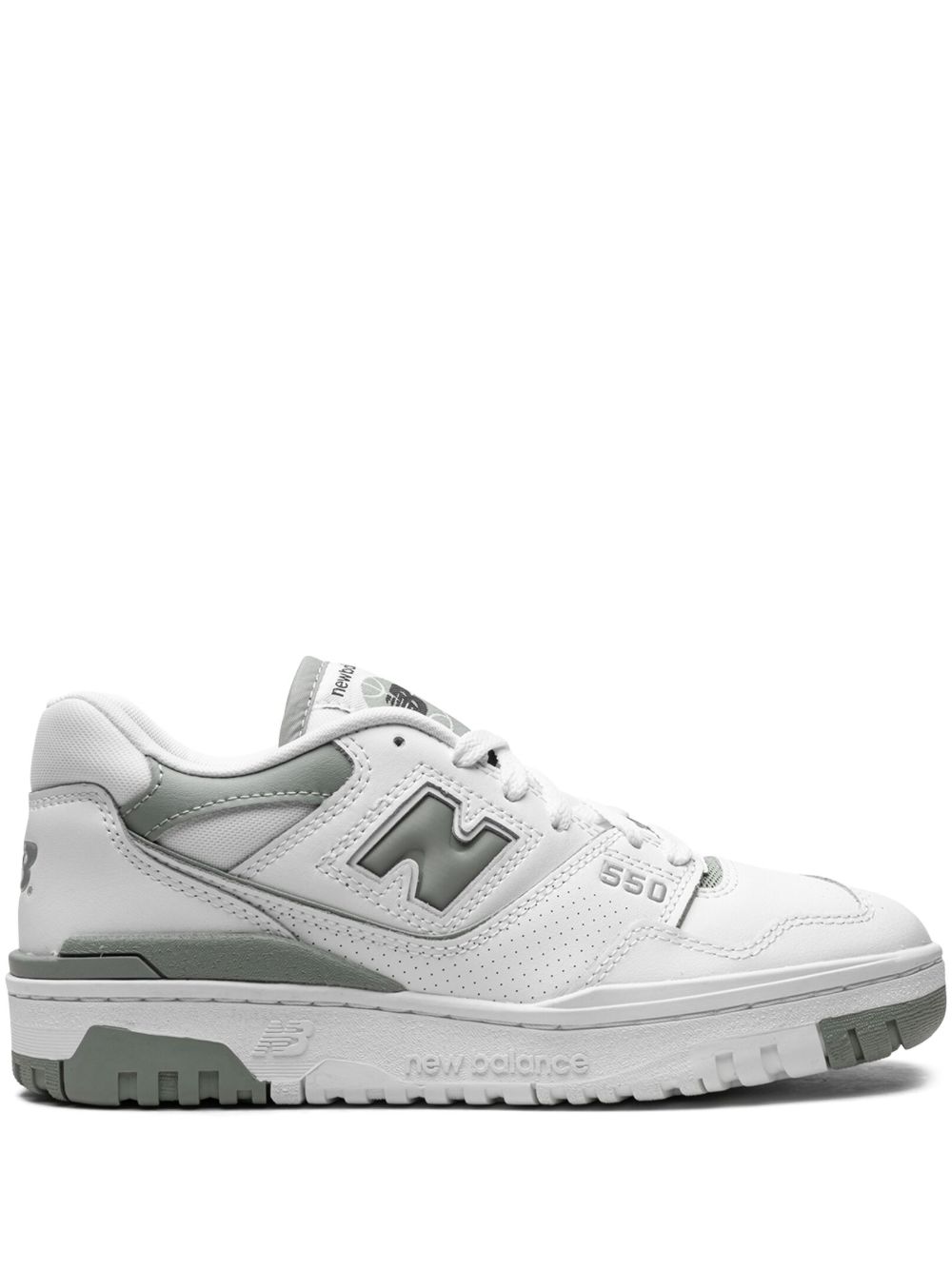 New Balance 550 White Green 运动鞋 - 灰色