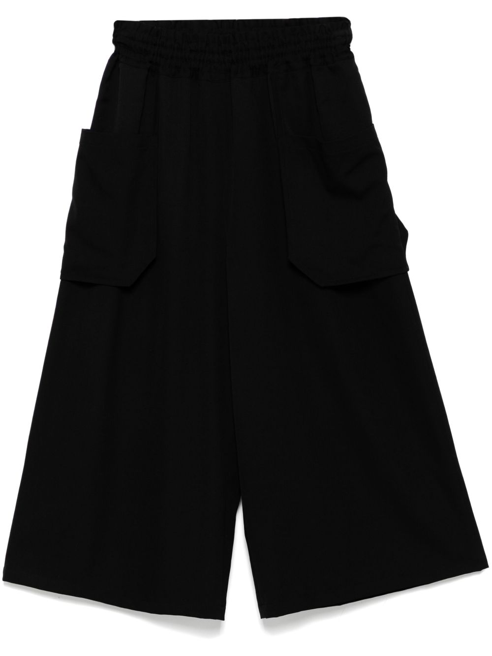 Yohji Yamamoto 羊毛长裤 - 黑色