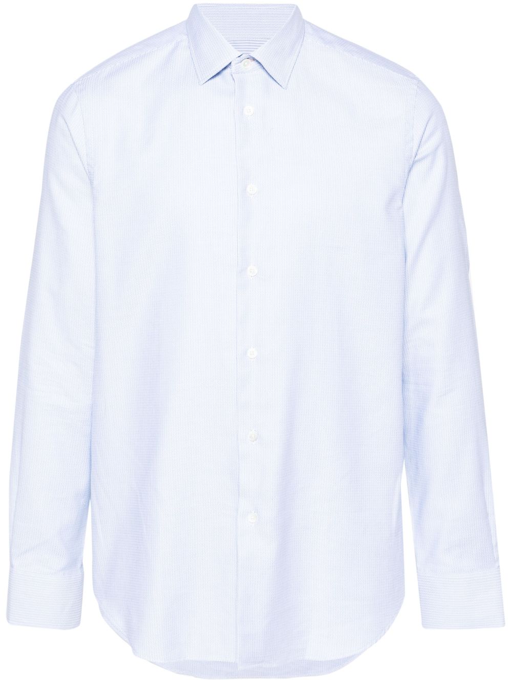 Paul Smith 经典翻领棉衬衫 - 蓝色