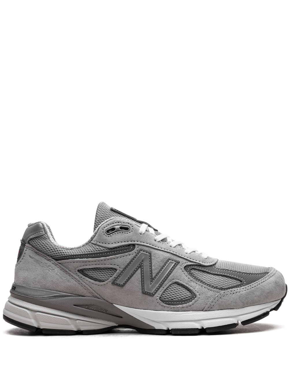 New Balance Made in USA 990v4 皮质运动鞋 - 灰色