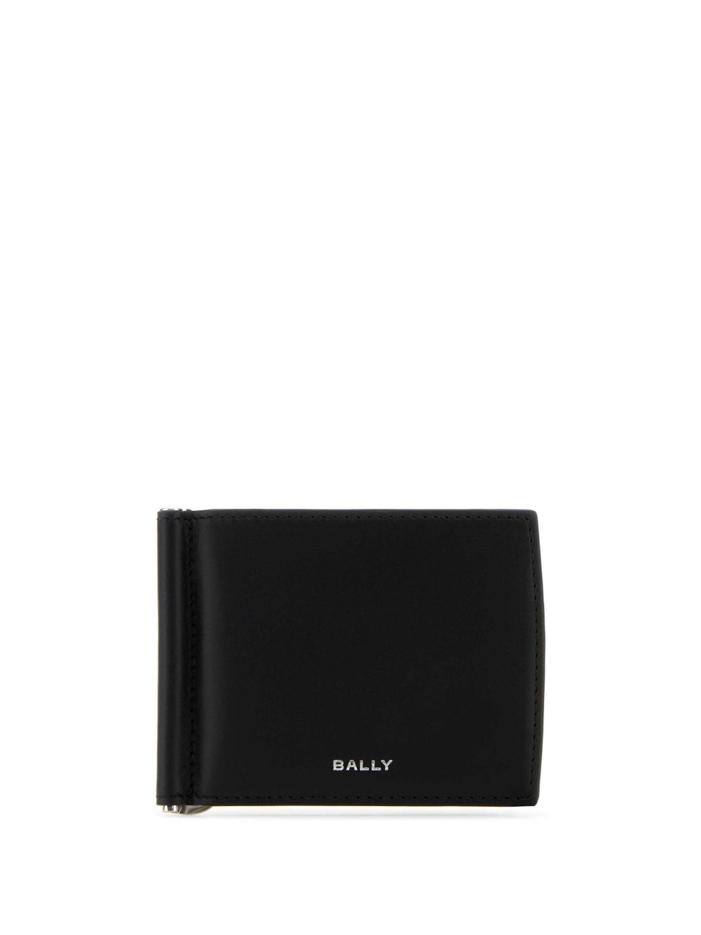 Bally 皮质卡夹 - 黑色