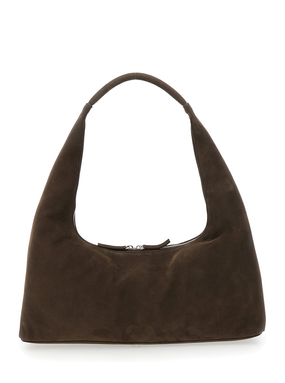 Marge Sherwood Btown Shoulder Bag With Logo Lettering On The Front And Fixed Shoulder Strap In Leather Woman