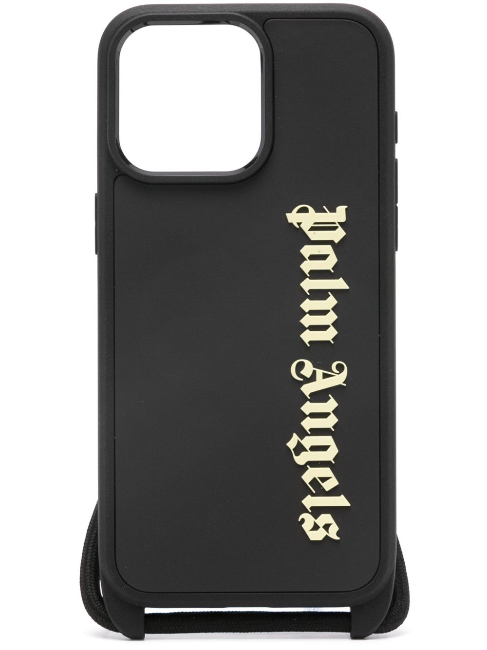 Palm Angels iPhone 15 Pro logo压纹手机壳 - 黑色