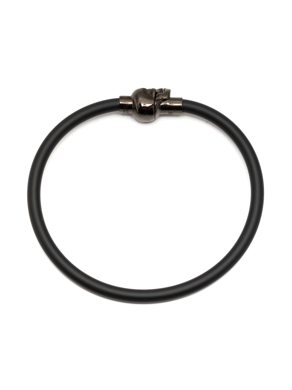 Alexander McQueen McQ 绳结骷髅头手链 - 黑色