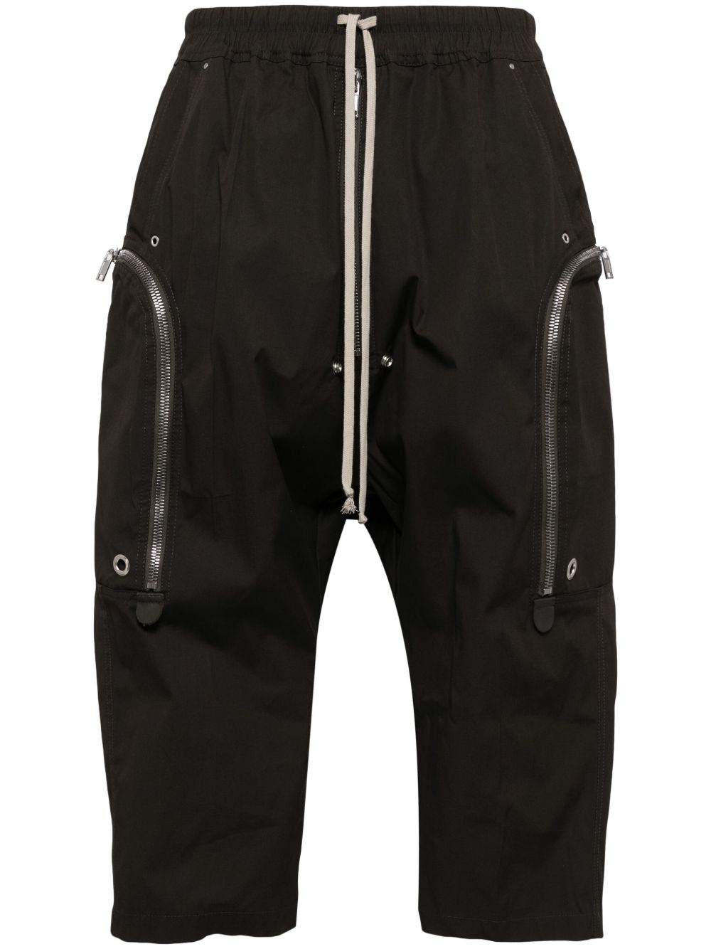 Rick Owens 露踝垮裤 - 灰色