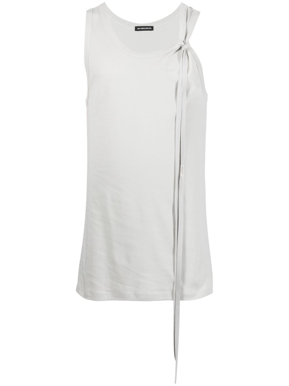 Ann Demeulemeester 结饰棉坦克背心 - 灰色