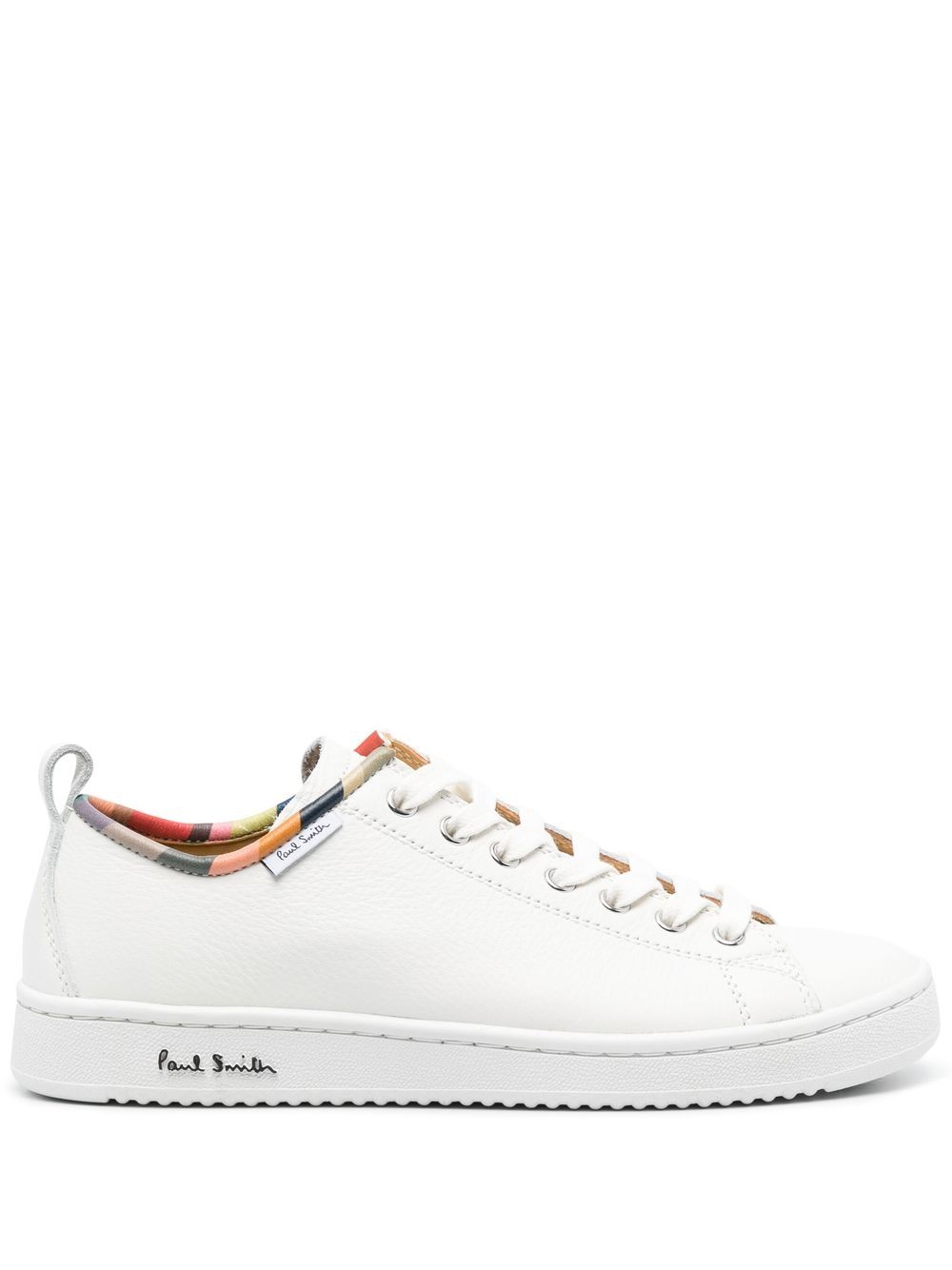 Paul Smith 低帮皮质运动鞋 - 白色
