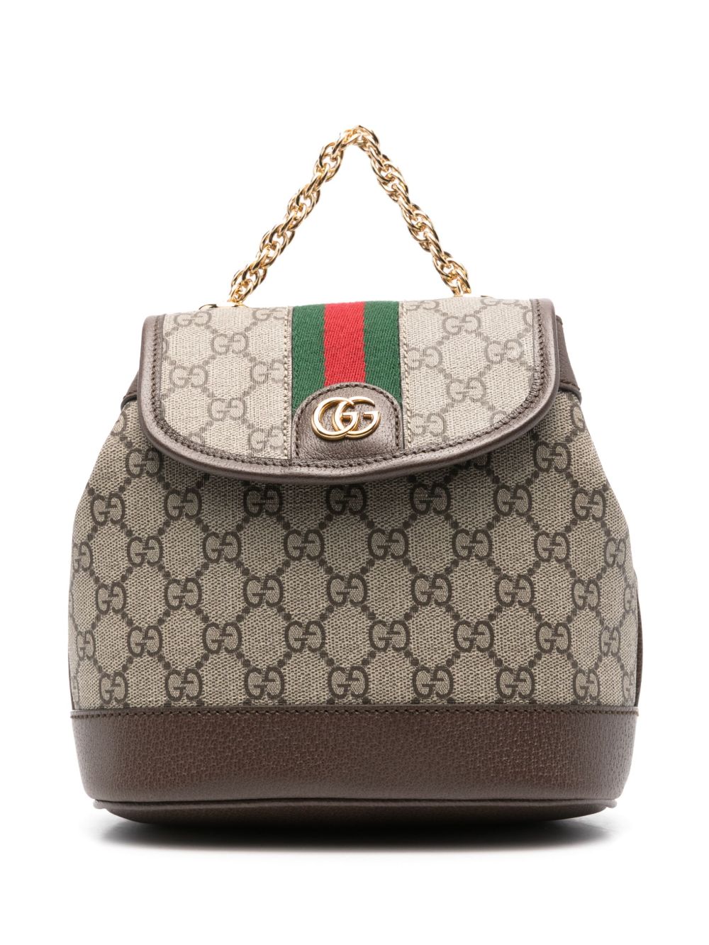 Gucci Ophidia 迷你双肩包 - 中性色