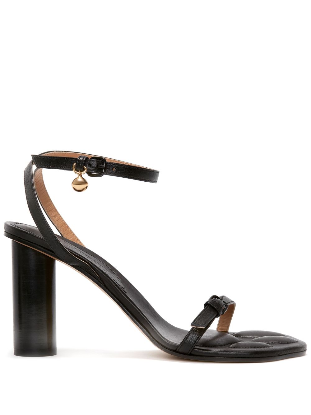 JW Anderson Paw 皮质凉鞋 - 黑色