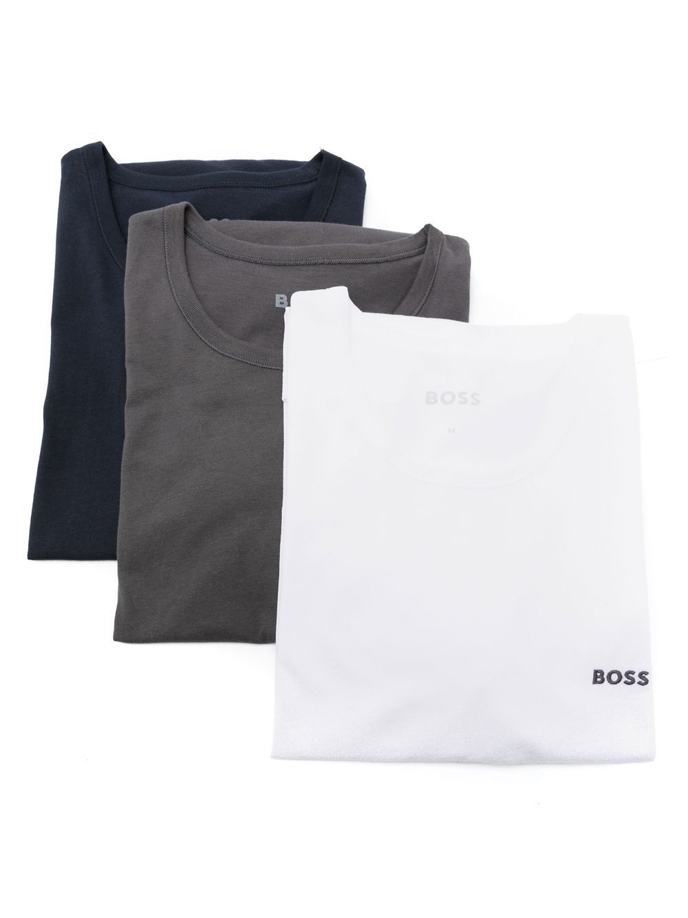 BOSS 刺绣logo T恤（三件装） - 彩色