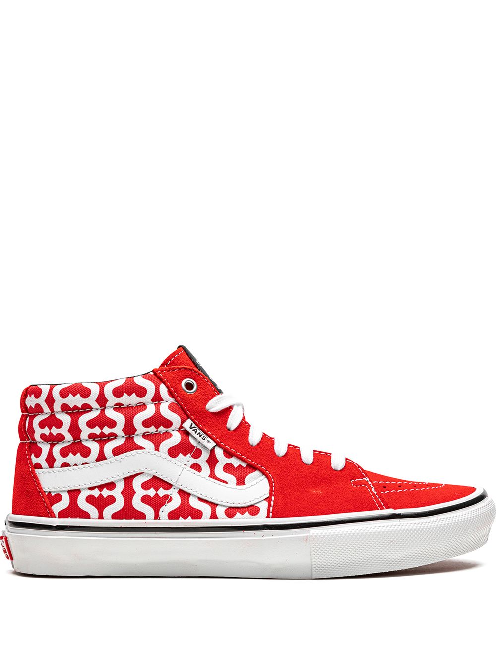 Vans x Supreme Grosso Mid 板鞋 - 红色