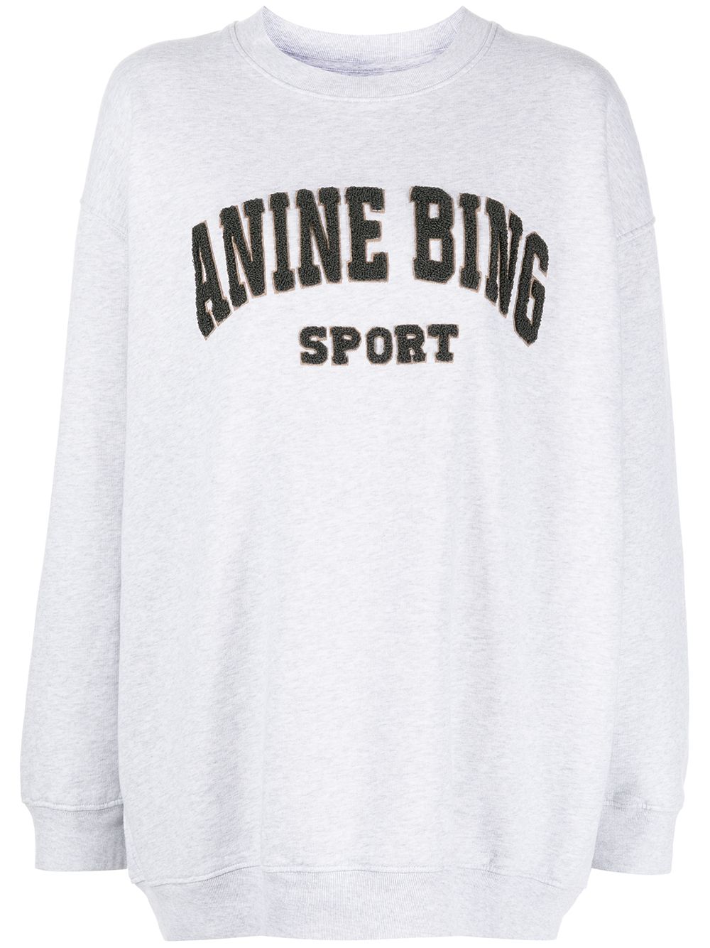 ANINE BING Tyler 标贴卫衣 - 灰色