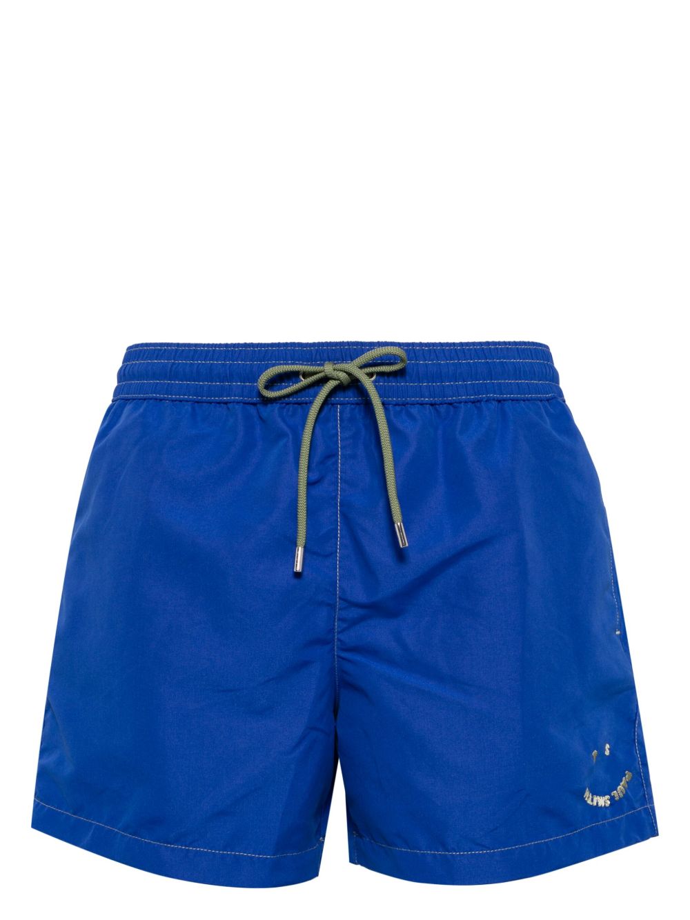Paul Smith Happy 抽绳泳裤 - 蓝色