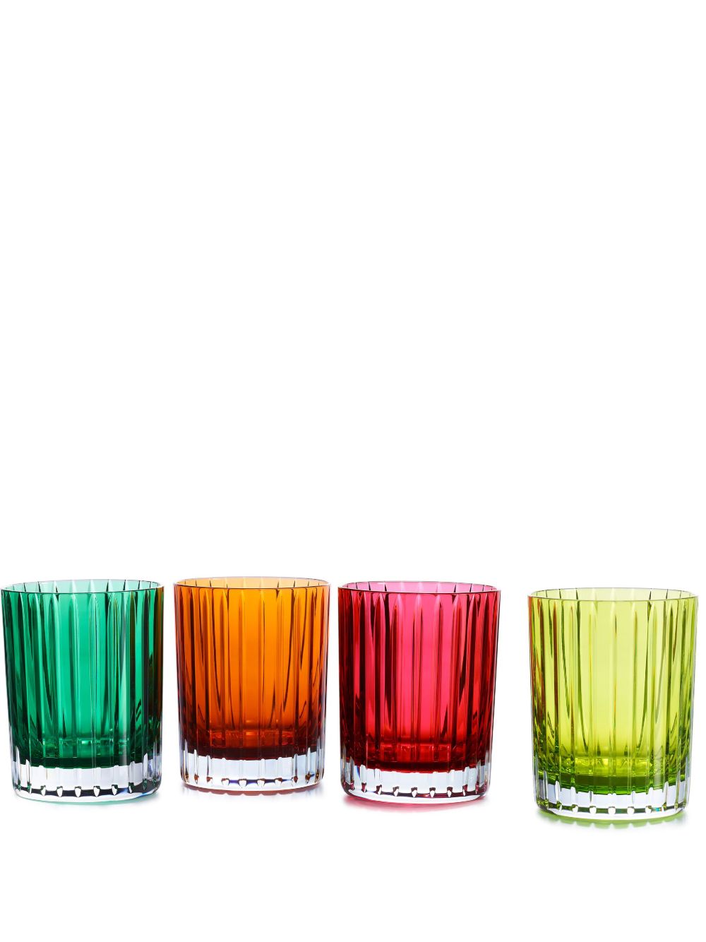 Baccarat Harmonie Colors of Joy 玻璃杯（四件装） - 绿色