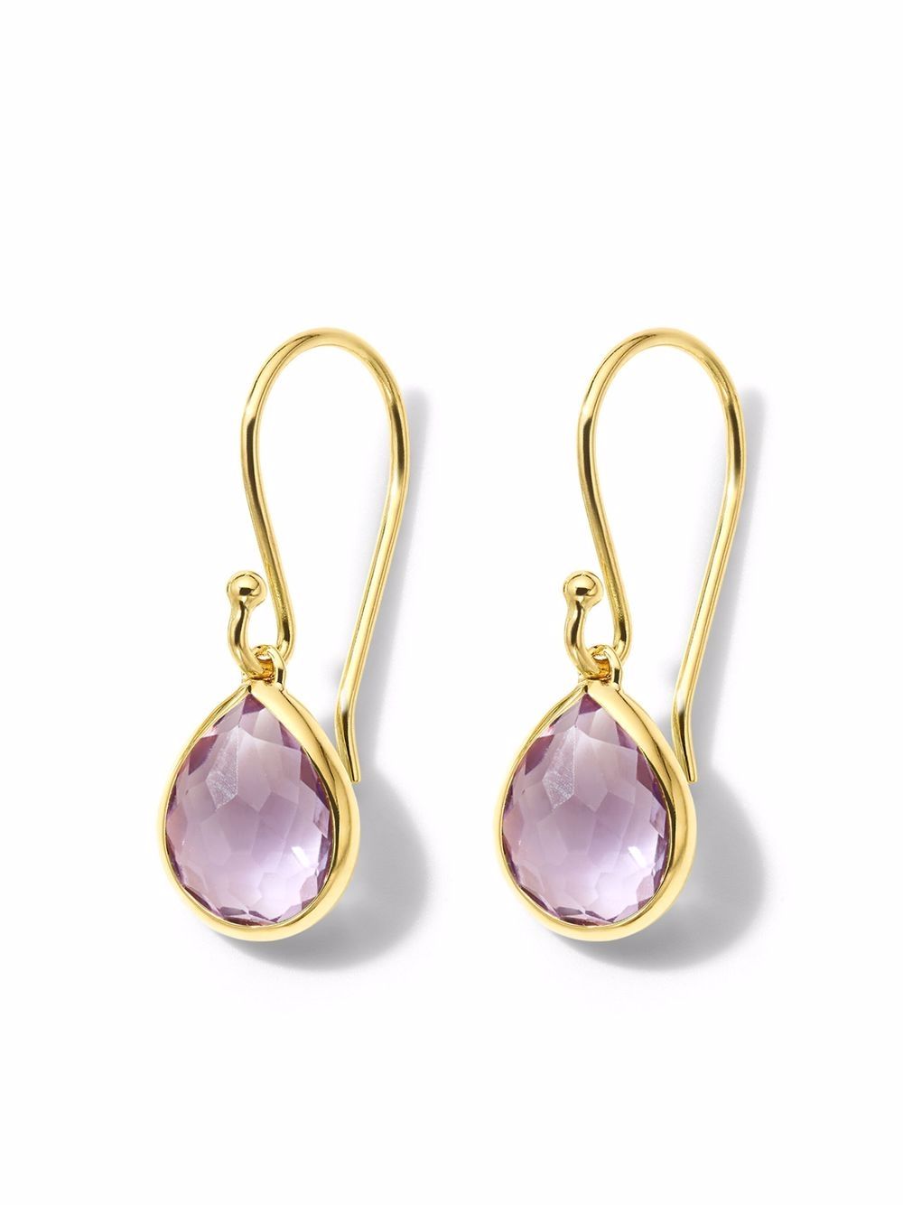 IPPOLITA Rock Candy® Teeny Teardrop 18K黄金耳环 - 金色