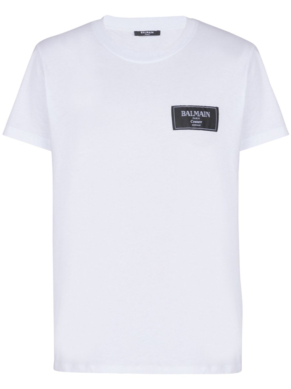 Balmain Coture Label T恤 - 白色