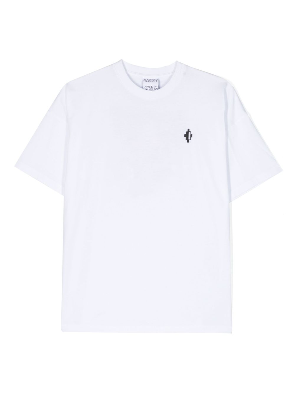Marcelo Burlon County Of Milan Kids logo印花棉T恤 - 白色