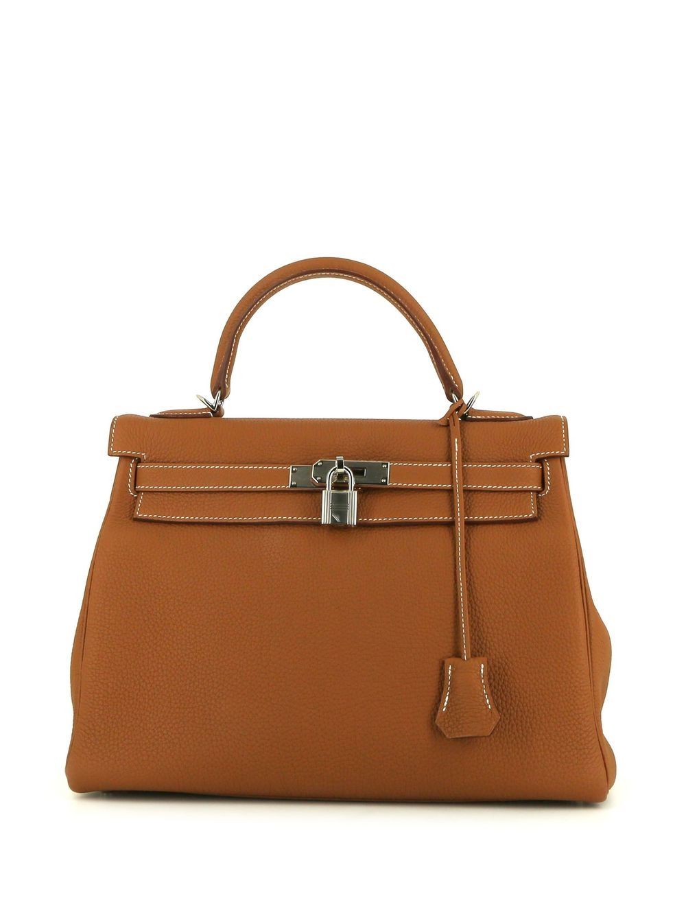 Hermès Pre-Owned Kelly 32 手提包（2021年典藏款） - 金色