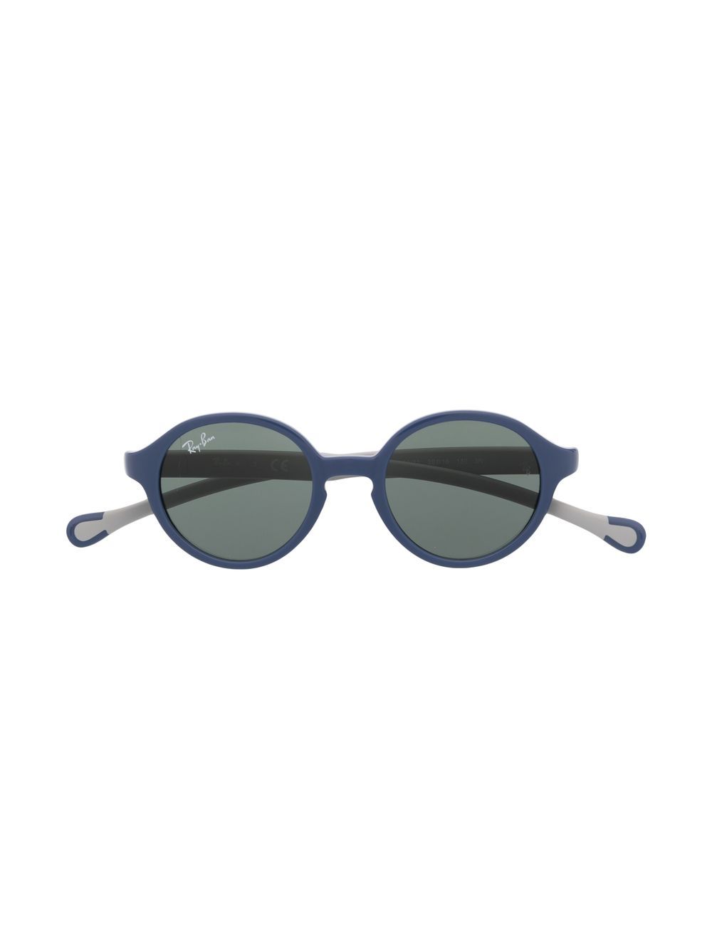 RAY-BAN JUNIOR 圆框太阳眼镜 - 蓝色