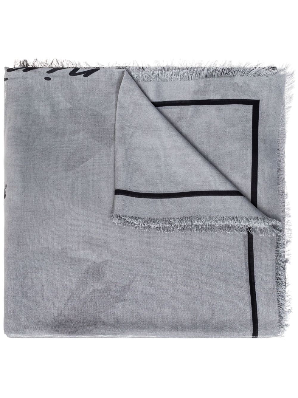 AllSaints Floreo scarf - 灰色