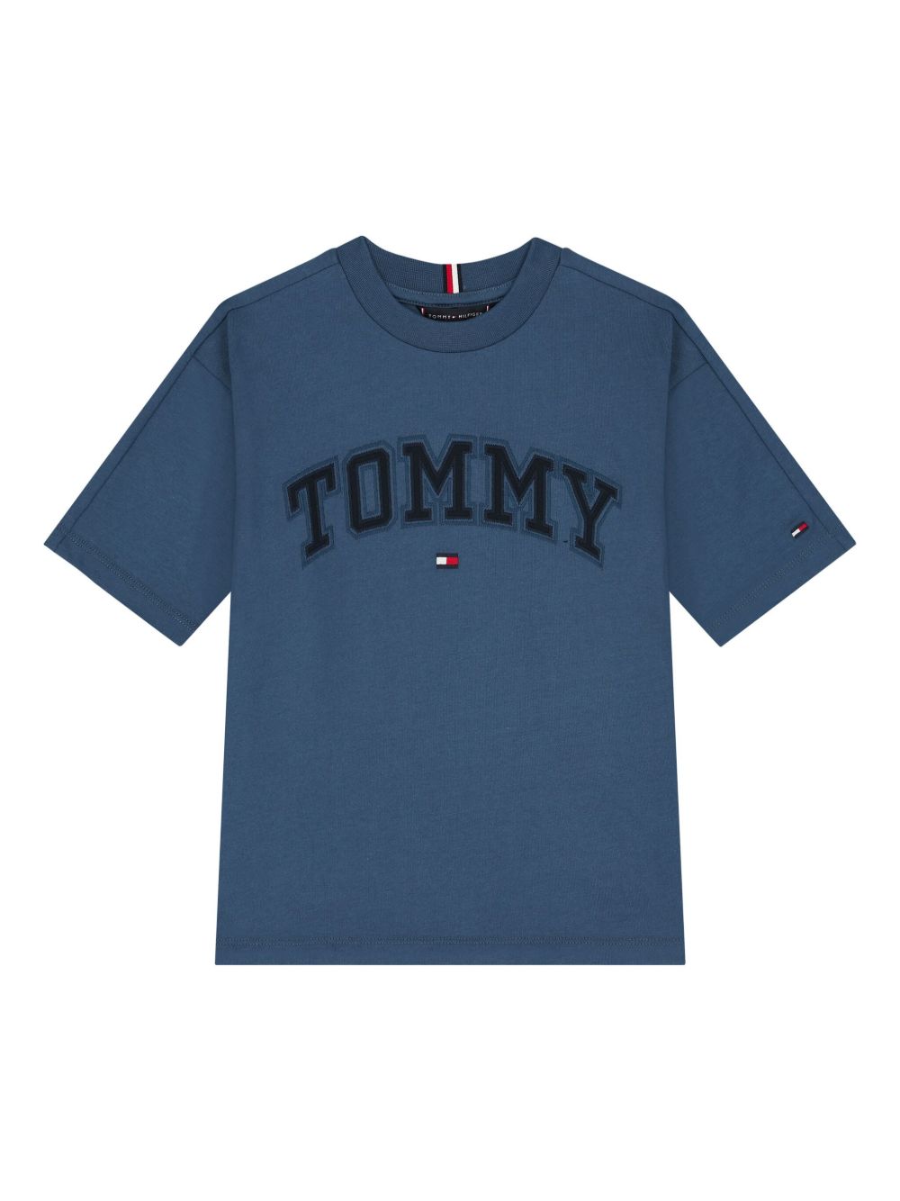 Tommy Hilfiger Junior logo T恤 - 蓝色