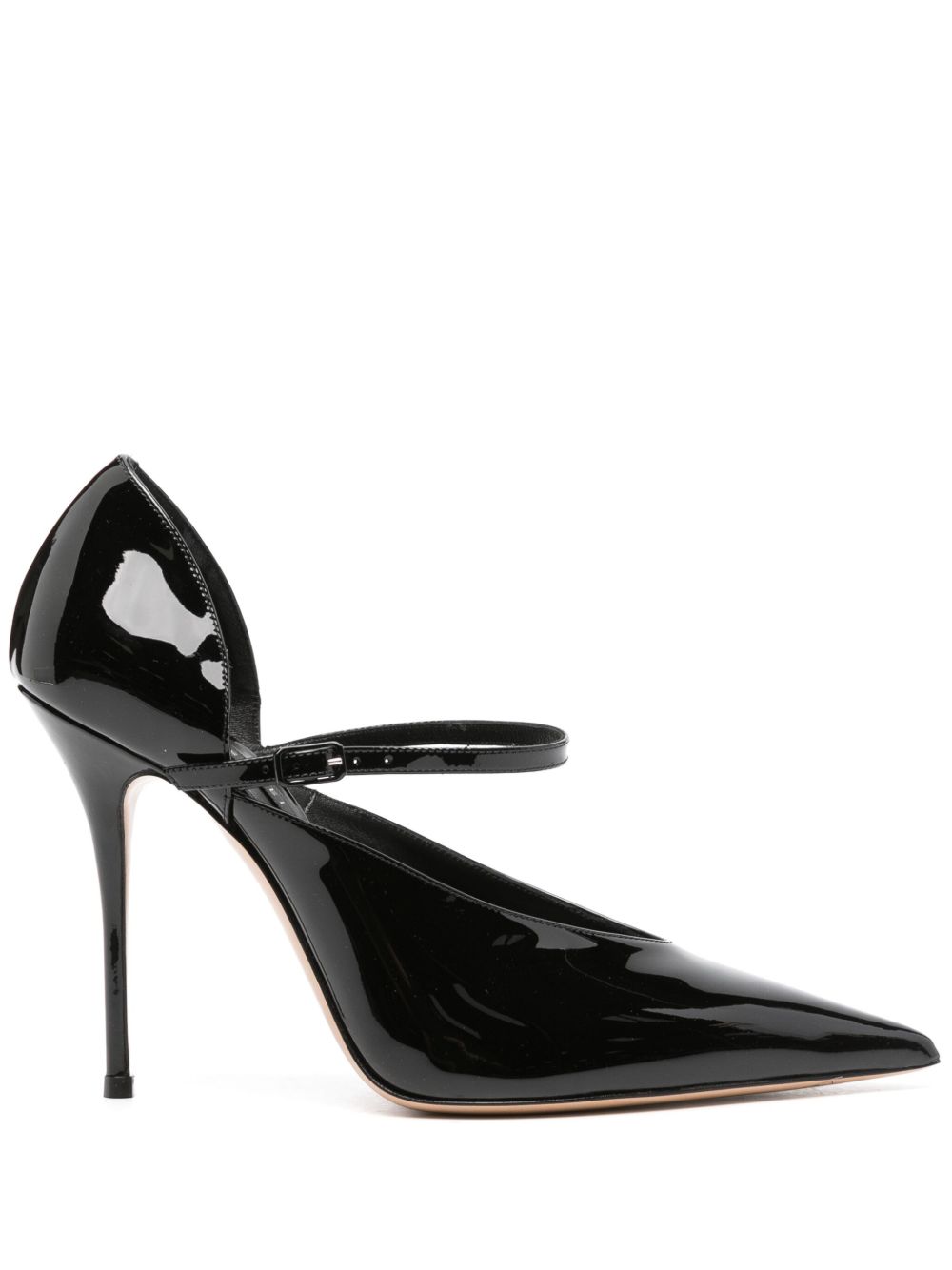 Casadei Scarlet Jolly 皮质高跟鞋 - 黑色