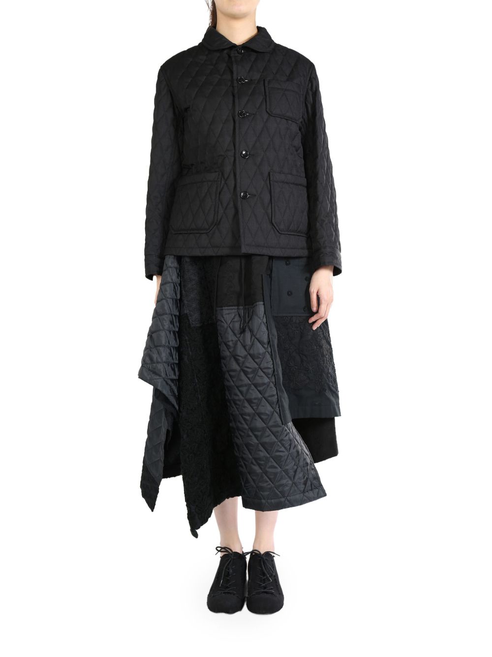 Comme des Garçons TAO quilted jacket - 黑色