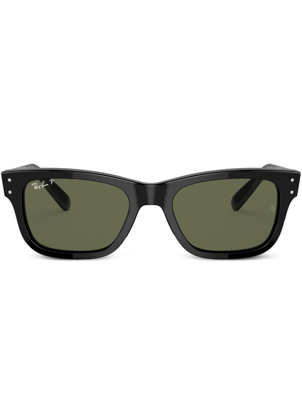 Ray-Ban Burbank 长方形镜框太阳眼镜 - 黑色