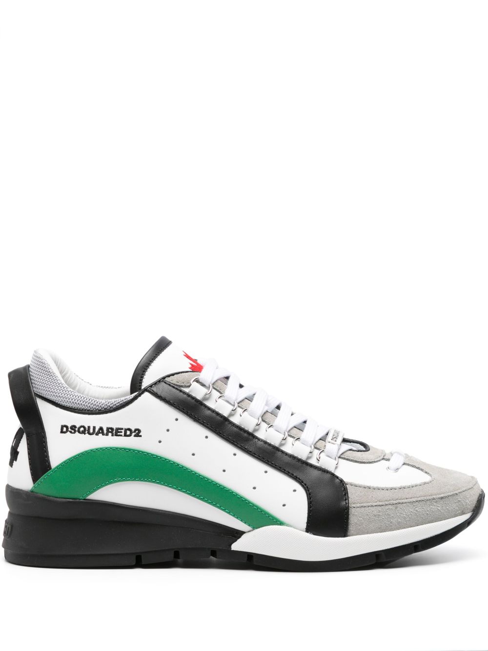DSQUARED2 Legendary 皮质运动鞋 - 白色