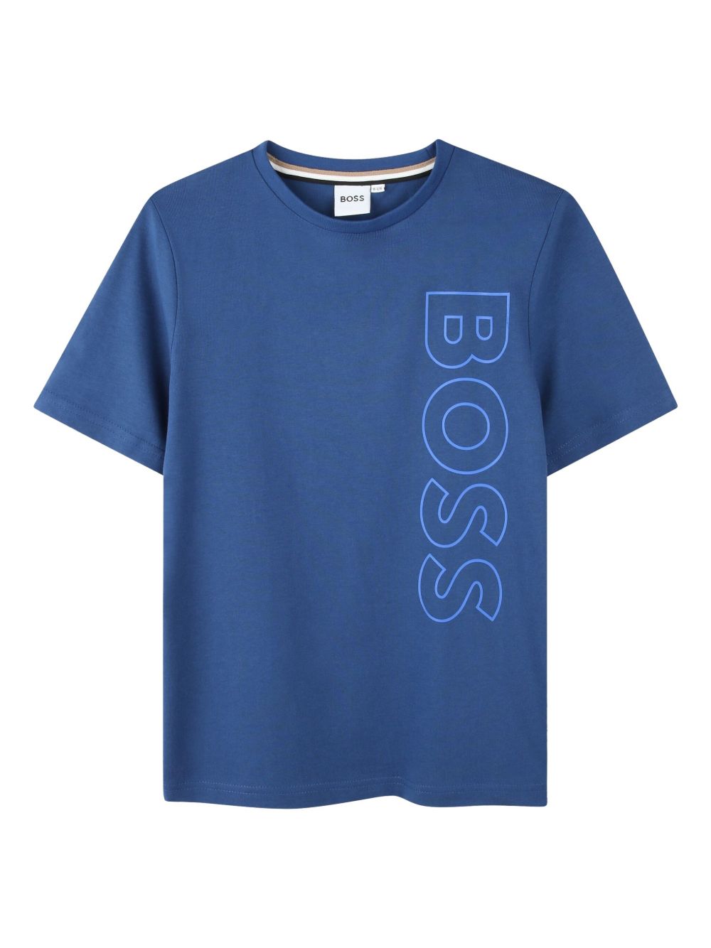 BOSS Kidswear logo印花T恤 - 蓝色