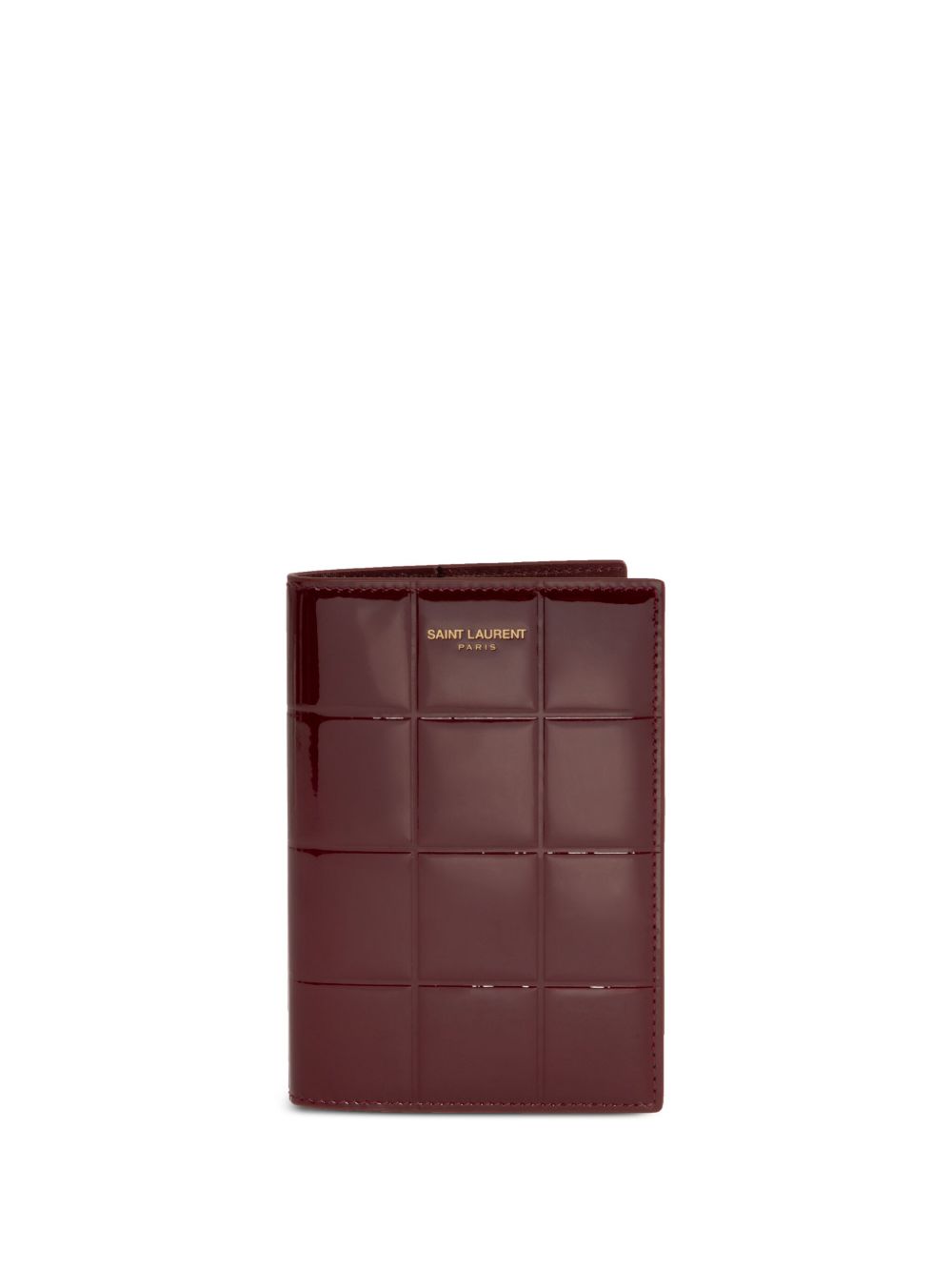 Saint Laurent logo印花钱包 - 红色