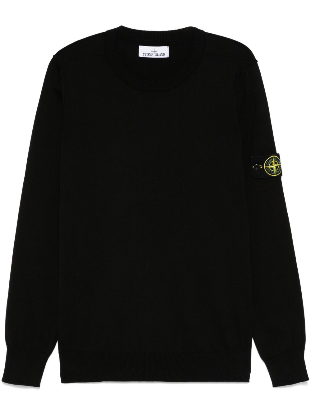 Stone Island 棉毛衣 - 黑色