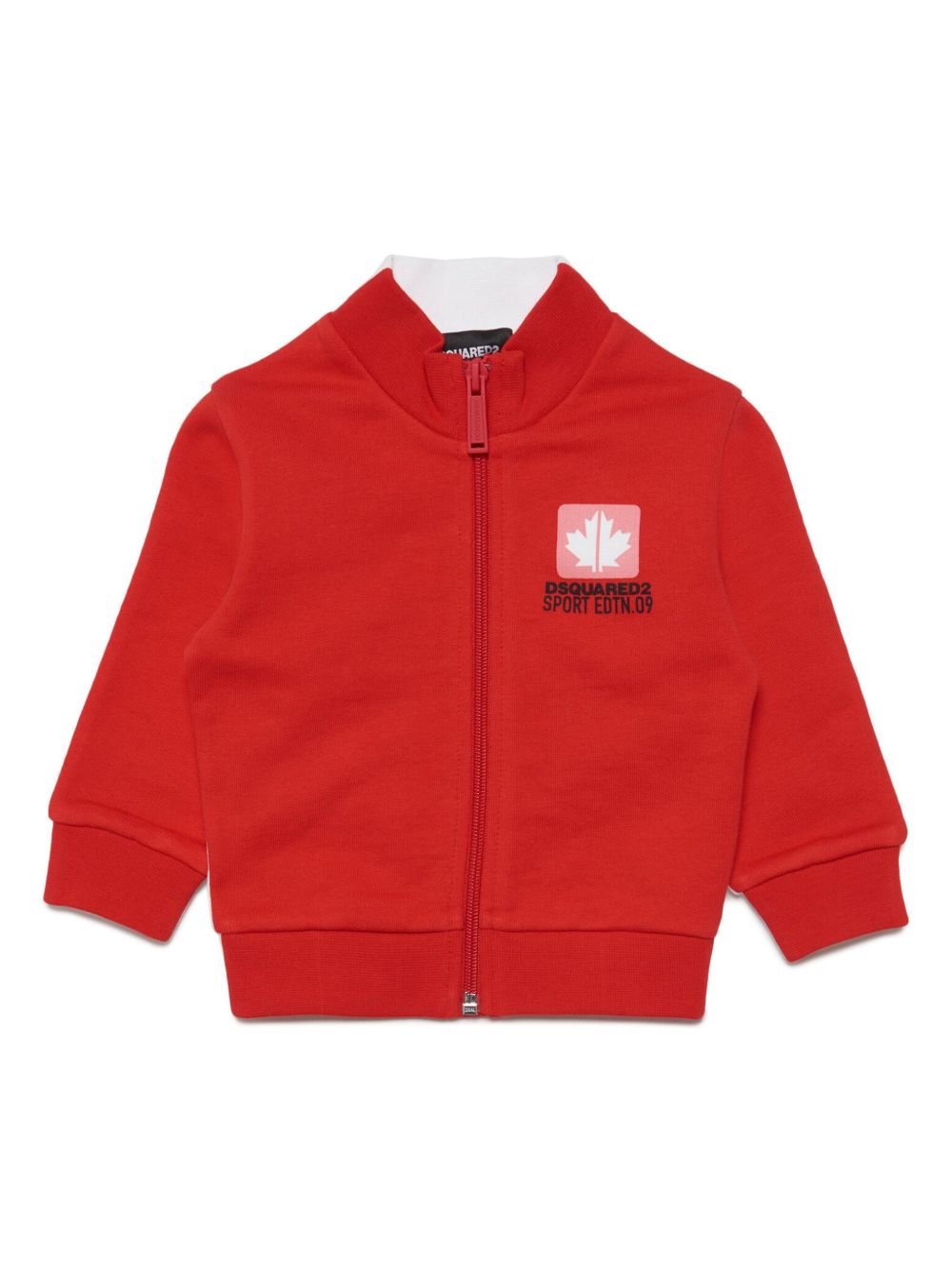 DSQUARED2 KIDS 双色卫衣 - 红色