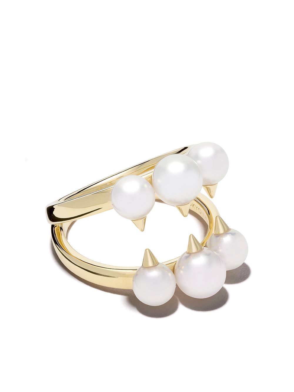 TASAKI Collection Line Danger Signature 18K黄金戒指 - 金色