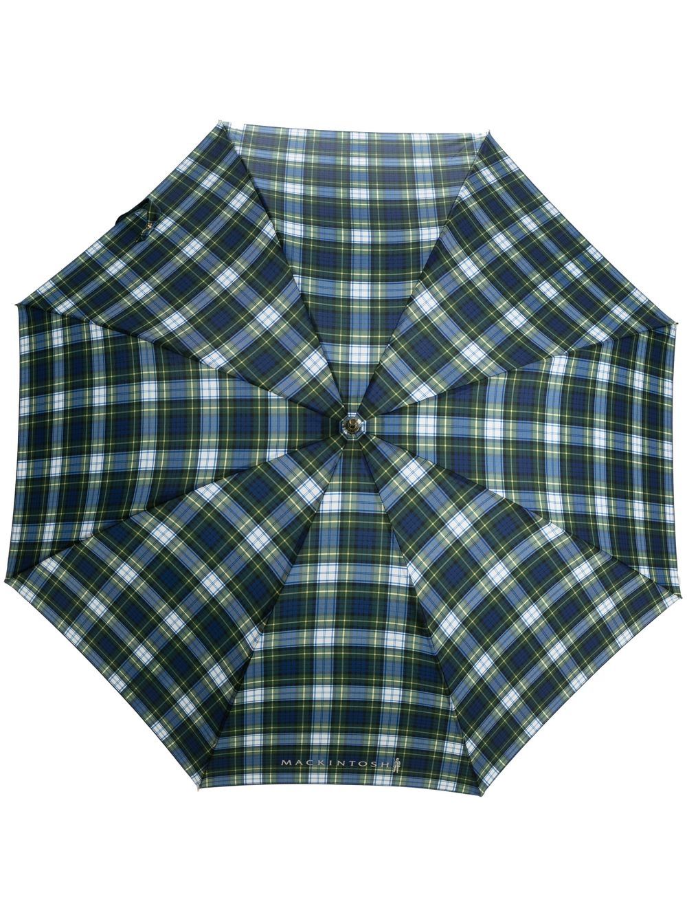 Mackintosh Heriot Whangee 手柄雨伞 - 绿色
