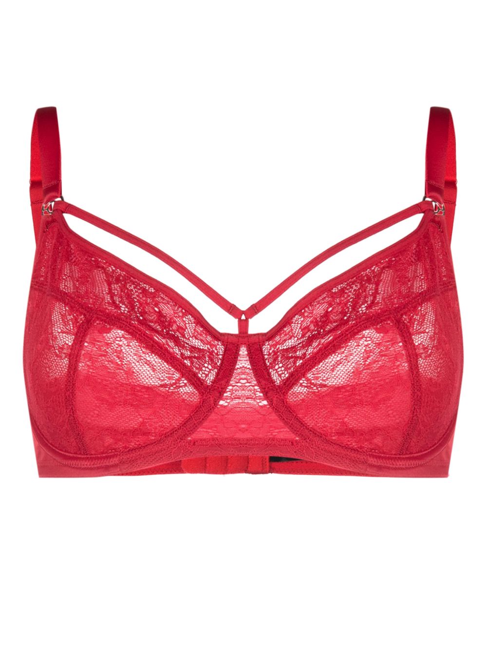 Marlies Dekkers Space Odyssey 平台罩杯文胸 - 红色