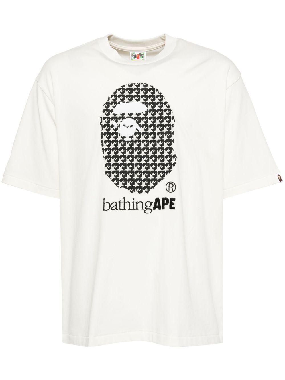 A BATHING APE® STA 千鸟格纹T恤 - 中性色
