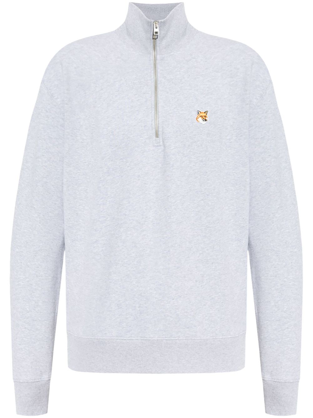 Maison Kitsuné Fox Head 贴花卫衣 - 灰色