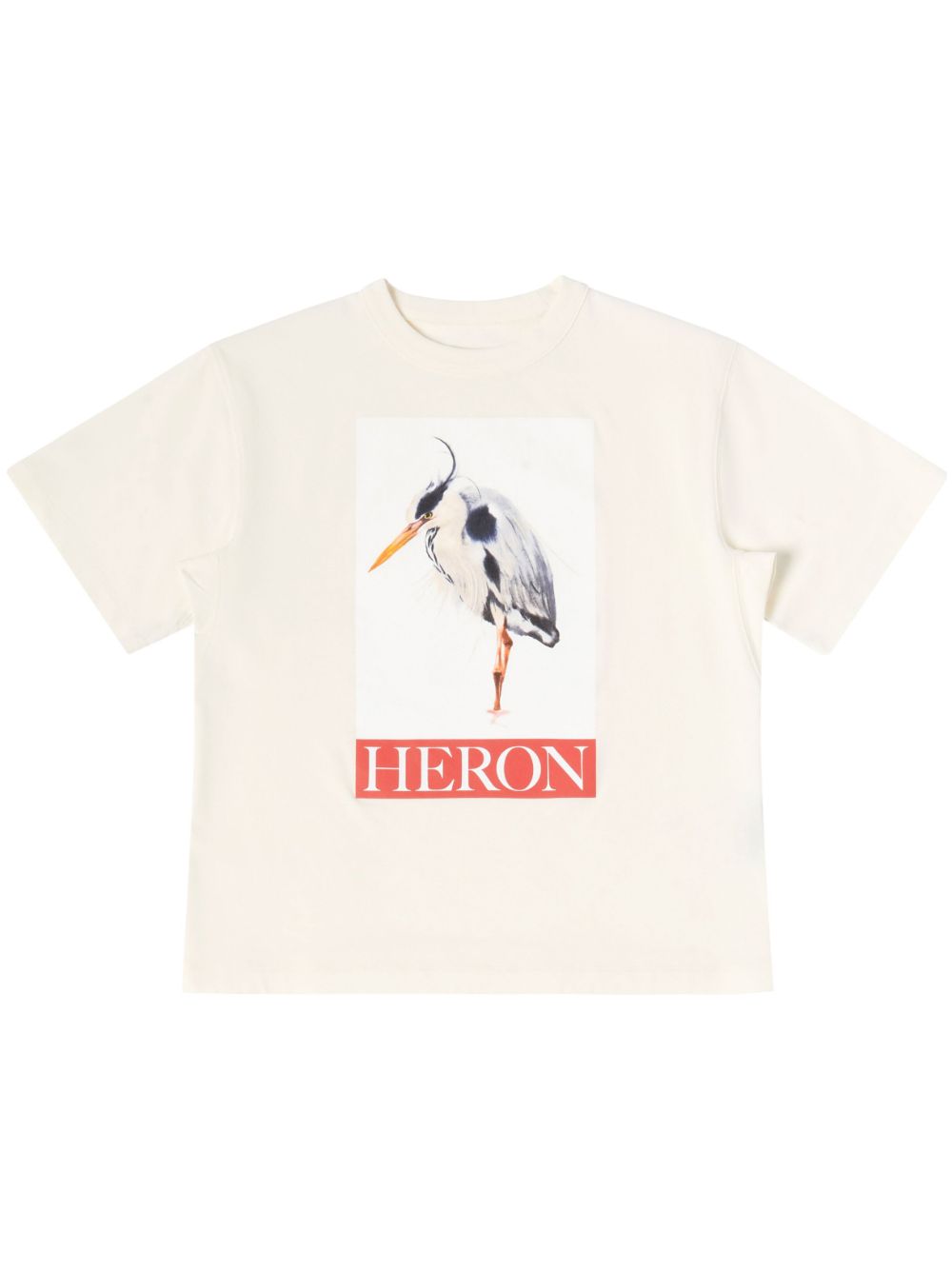 Heron Preston 飞鸟图案logo印花T恤 - 中性色