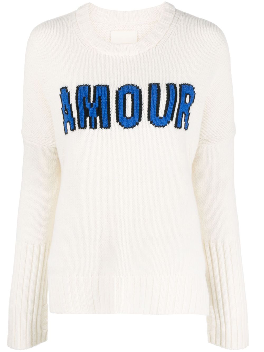 Zadig&Voltaire Malta Amour 羊毛毛衣 - 白色