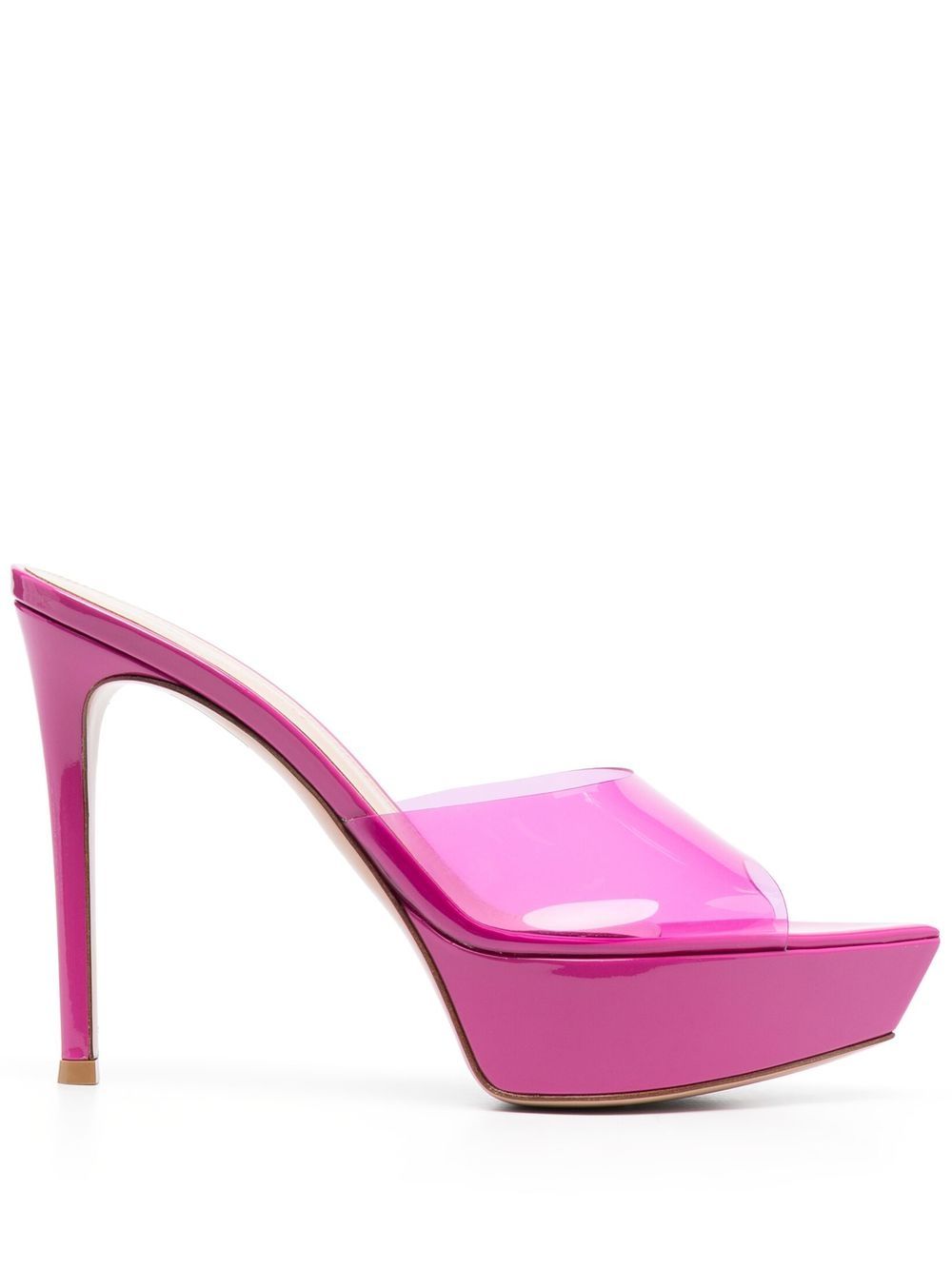 Gianvito Rossi Betty 水台式高跟穆勒凉鞋 - 粉色