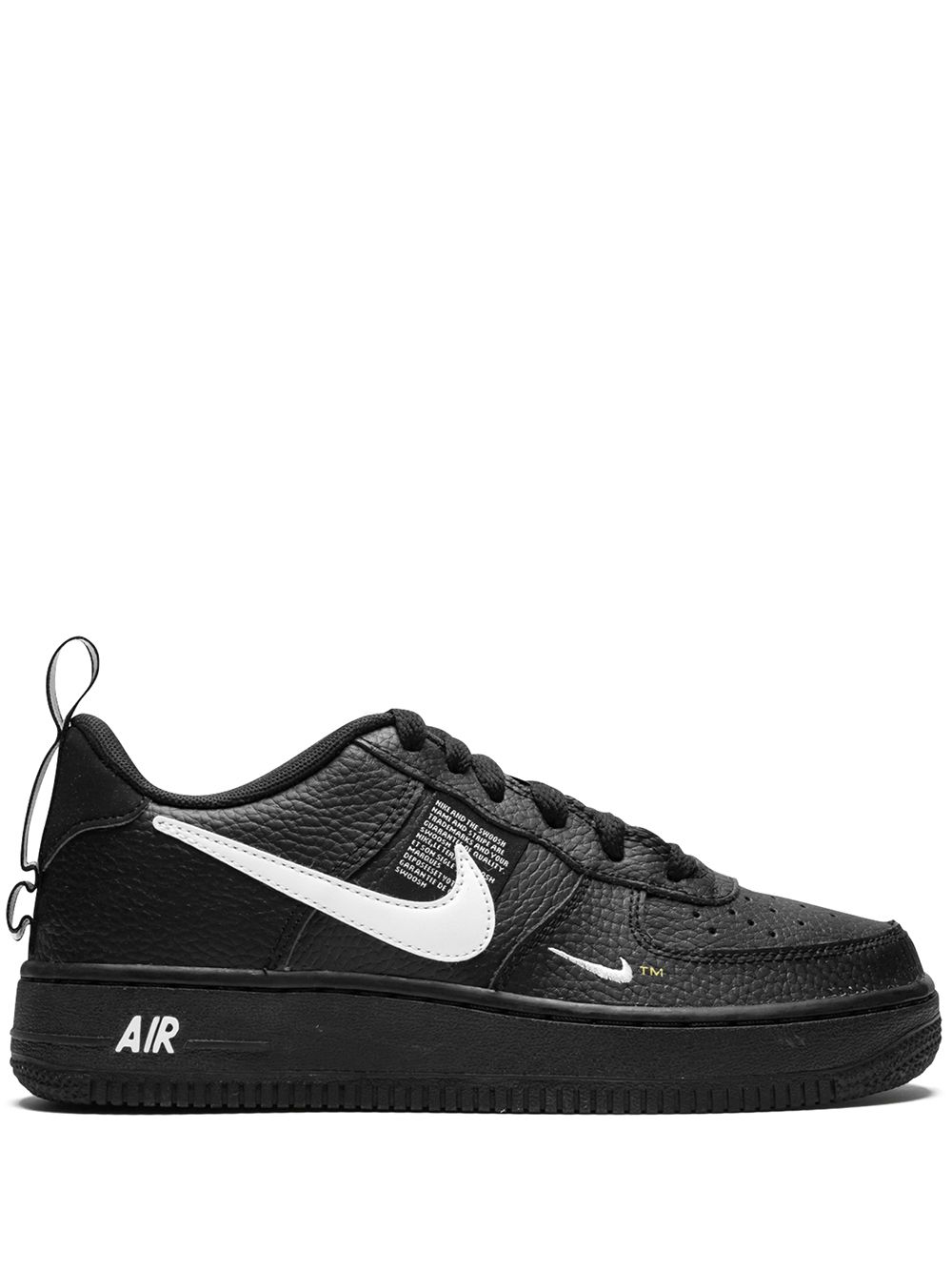 Nike Kids Air Force 1 LV8 Utility板鞋 - 黑色