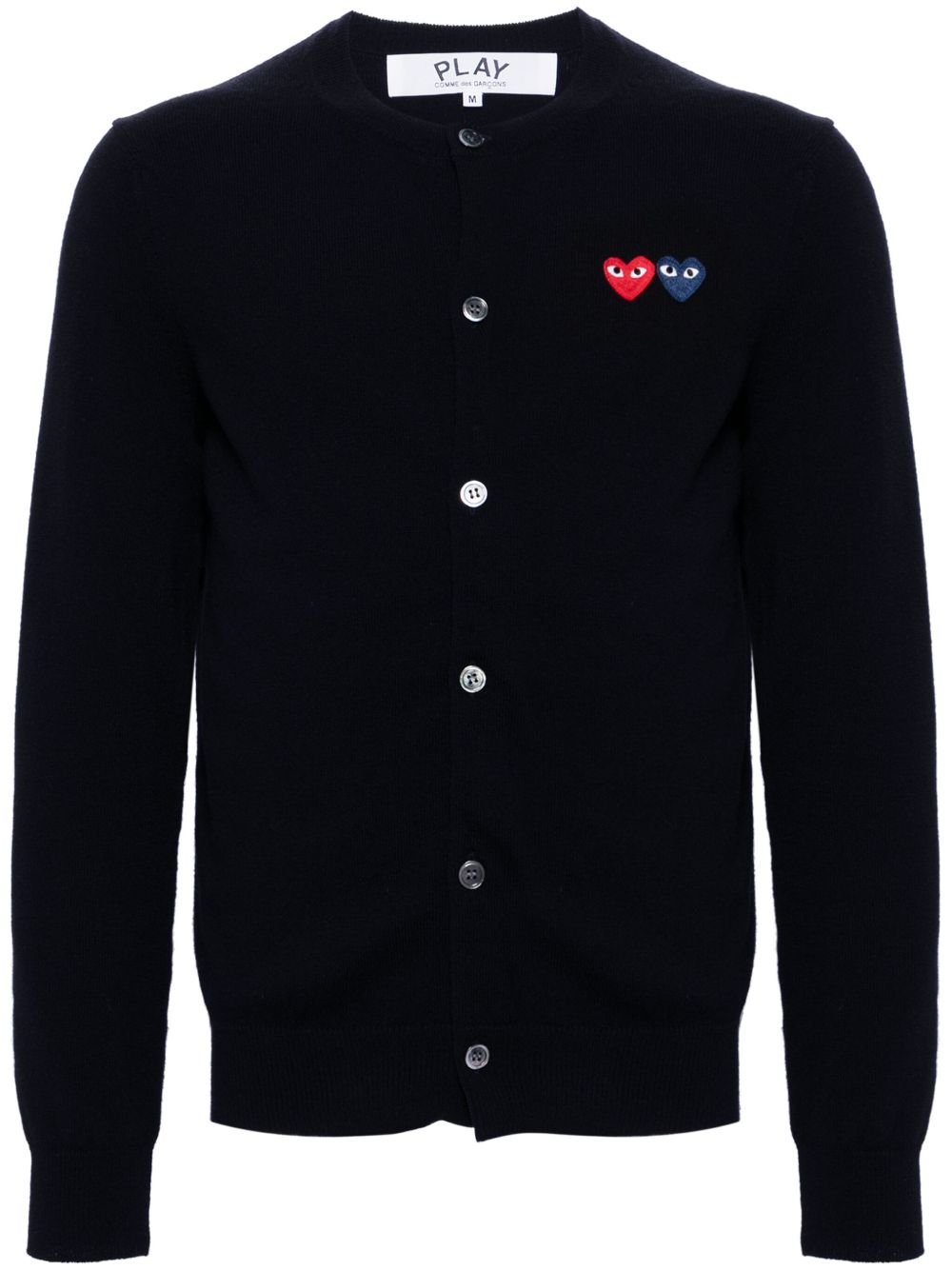 Comme Des Garçons Play [热卖单品] 双心形细节开衫 - 蓝色