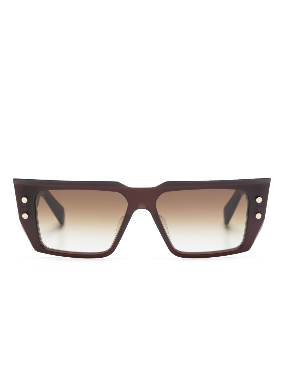 Balmain Eyewear BVI 猫眼框太阳眼镜 - 褐色
