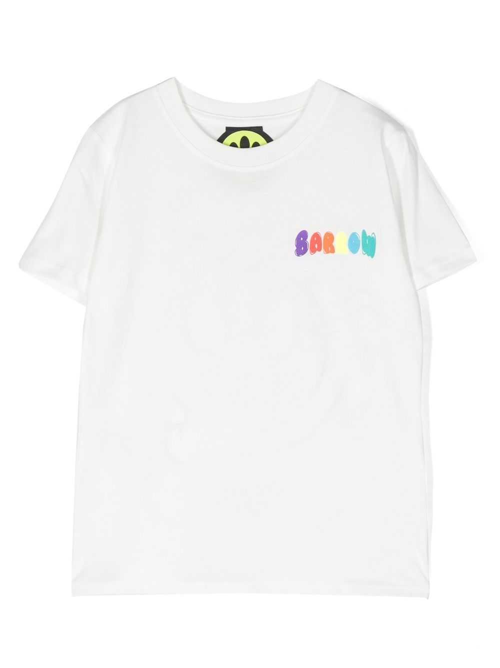Barrow kids logo印花短袖T恤 - 白色