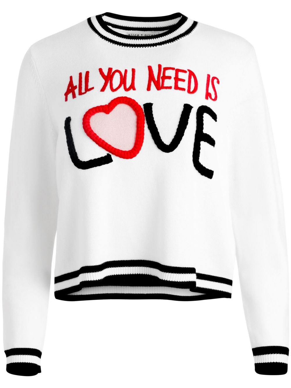 alice + olivia x The Beatles Rorie 毛衣 - 白色