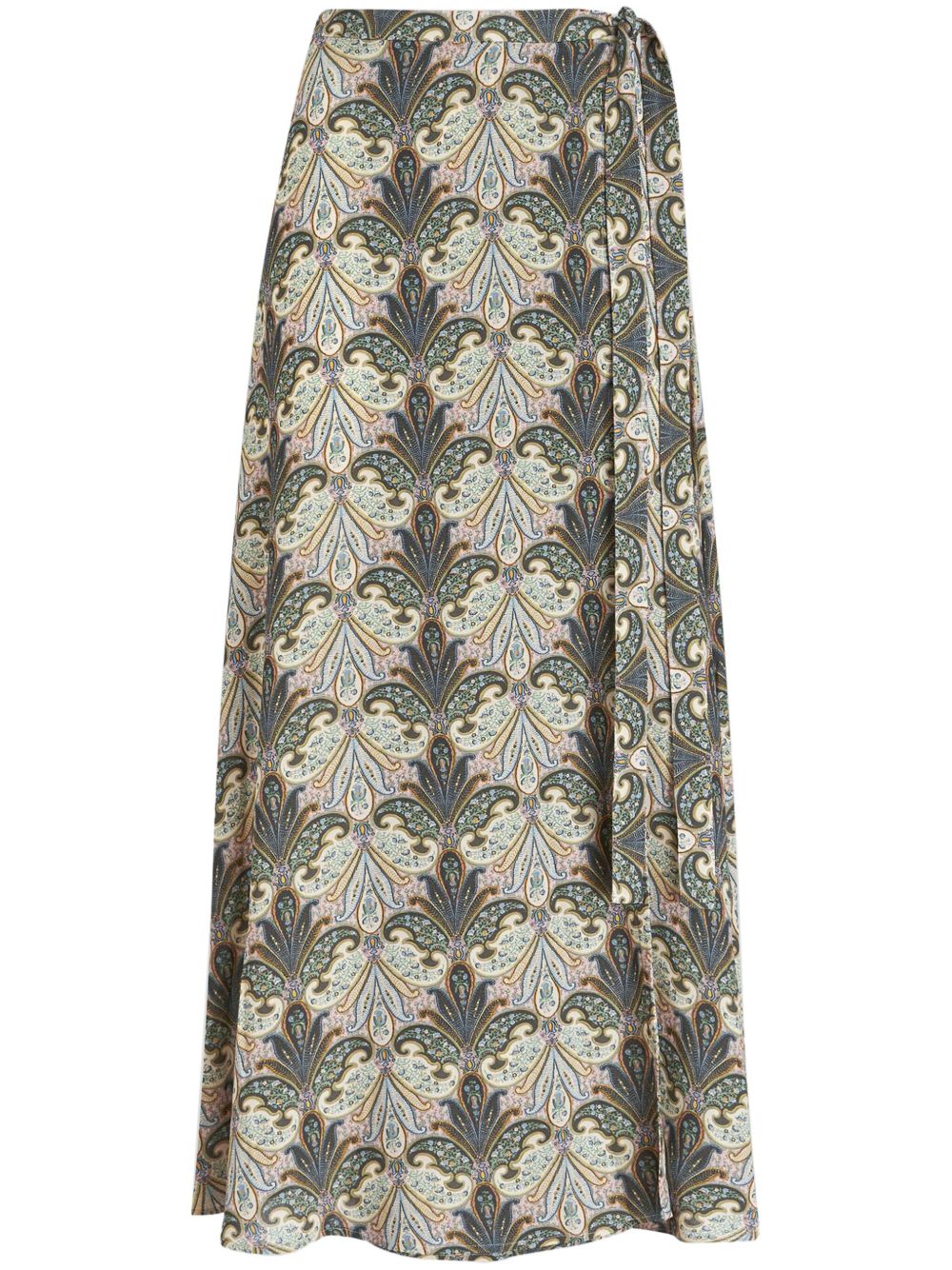 ETRO 图案印花长款半身裙 - 中性色