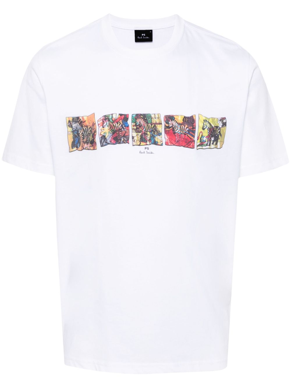 PS Paul Smith Zebras 棉T恤 - 白色
