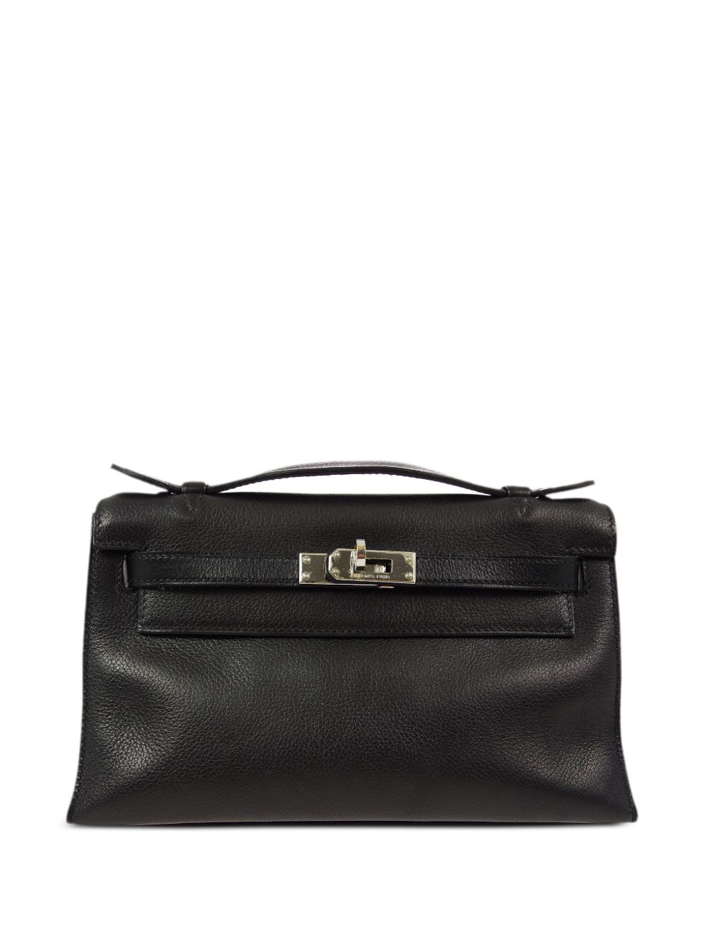 Hermès Pre-Owned Kelly Pochette 手提包（2004年典藏款） - 黑色